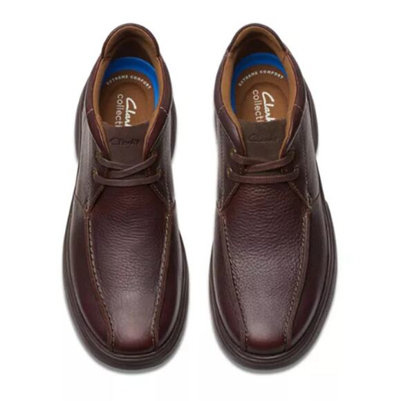 Clarks - Bradley Up, Black Leather, Size 11, New (No Box Top) main image 4